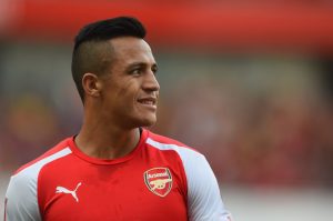 LONDON, ENGLAND - AUGUST 03:  Alexis Sanchez of Arsenal looks on during the Emirates Cup match between Arsenal and AS Monaco at the Emirates Stadium on August 3, 2014 in London, England.  (Photo by Michael Regan/Getty Images)